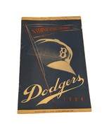 Rare 1954 Brooklyn Dodgers Scored Program Preacher Roe Win Gil Hodges Gr... - $1,382.60 MXN