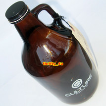 CULTURE Brewing Co 64oz Growler Amber Glass, Encinitas, Solana &amp; Manhattan Beach - £14.48 GBP