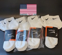 Nike Everyday Plus Cushioned Ankle Socks (L) ( 12 Pairs) Men&#39;s, Women 42-46 - £43.95 GBP