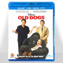 Old Dogs (3-Disc Blu-ray/DVD, 2010, Widescreen) Like New !  Robin Williams - £7.45 GBP