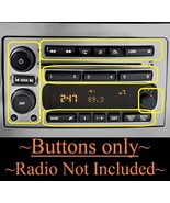 2006-10 Hummer H3 CD6 6 CD Changer Radio Replacement Buttons Set 07-08-0... - $701.25 MXN