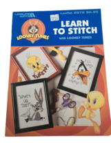 Looney Tunes Cross Stitch Pattern Cartoon Characters Bugs Bunny Daffy Duck Alien - £3.94 GBP