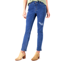 Denim &amp; Co. Canyon Retreat Easy Stretch Denim Jeans- Medium Wash, Petite 6 - £25.50 GBP