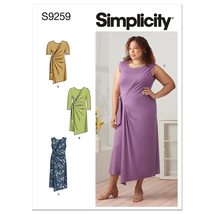 Simplicity Women&#39;s Tunic and Knit Dress Packet, Code 9259 Sewing Pattern... - $12.75