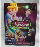 RARE Walt Disney CINDERELLA III: A TWIST IN TIME DVD Movie 3 NEAR MINT! - $19.80