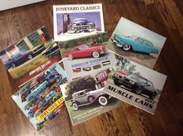 Lot of Calendars Wheels of Yesteryear,Classic Cars,Muscle Cars,Junkyard ... - $28.97
