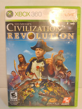 Microsoft Xbox 360 Sid Meier&#39;s Civilization Revolution 2008 CIB Tested XB360 - £11.09 GBP