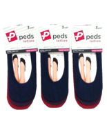3Pk x 3PAIRS=9 Pairs Peds Ladies Gel Tab Sock Ultra Low Cut Shoe Size 5-... - $544.47 MXN