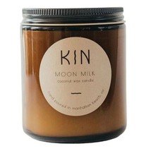 Kin Candle Co Moon Milk Natural Coconut Wax Candle Made In Manhattan Beach - £17.29 GBP