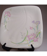 Toyo China Plate Made In Japan Square MISTY Pattern Flowers Big Pretty P... - $112.90 MXN