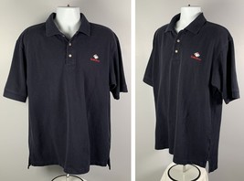 Kwik Shop Logo Short Sleeve Polo Shirt Mens XL Black Cotton Polyester Em... - $27.67