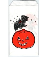 Trick Or Treat Halloween Candy Goodie Bag Bat Pumpkin Witch Hallmark Vin... - £10.31 GBP