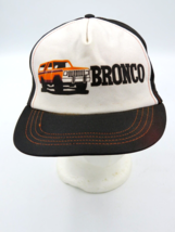 Vintage 1979 Ford Bronco Trucker Hat Baseball Cap USA Size Medium - £23.61 GBP