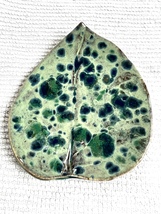 Handmade Ceramic Leaf Trinket Dish: Fantasia - £9.44 GBP