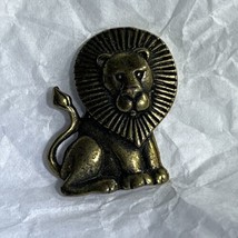Lion Exotic Big Cat Animal Wildlife Enamel Lapel Hat Pin Pinback - $5.95