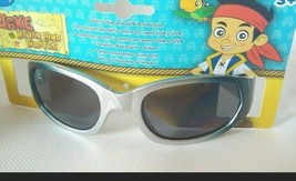 NWT Boys Kids DISNEY JR Sunglasses Jake and the Never Land Pirates silve... - £5.56 GBP