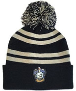 HARRY POTTER House Beanie Hat RAVENCLAW Badge Unisex One Size - $418.10 MXN