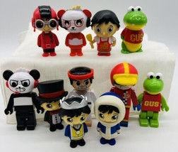 Ryans World Toy Figures Lot Of 11 Mini Figures Robot Gus Panda Cake Toppers - £11.18 GBP