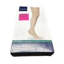 Sigvaris Crispa Graduated Compression Thigh Highs LS Medical 972NLSO66 New - $32.67