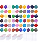 60000 Pcs 60 Colors Rhinestones For Diamond Painting Kit Diamond Paintin... - £25.16 GBP