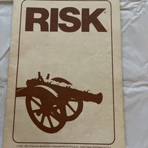 RISK Board Game Instructions Manual 1975 Only Rules Replacement Part Vintage - $4.99