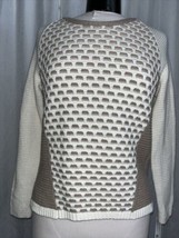 Banana Republic Women&#39;s Sweater Brown &amp; Ivory Size Small - £18.71 GBP