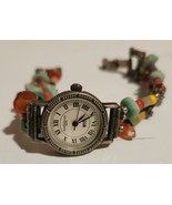 Vintage LA Express Ladies Watch Multi Beaded Bracelet Southwest  - £14.90 GBP