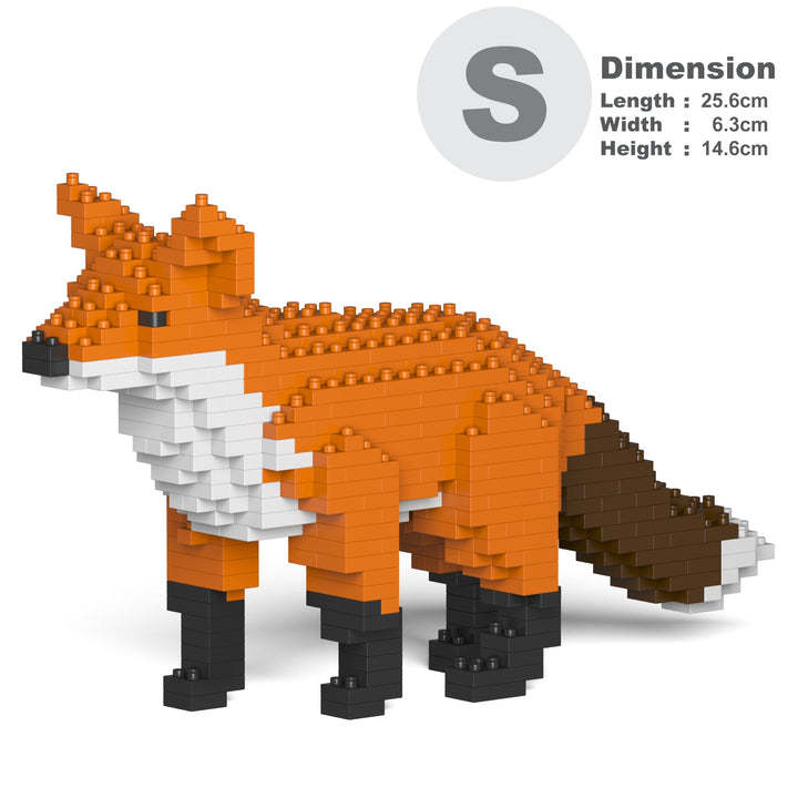 Fox Sculptures (JEKCA Lego Brick) DIY Kit