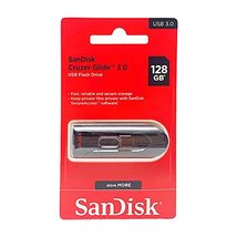 Sandisk Cruzer Glide USB Flash Drive, 128 GB, Black/Red (SDCZ60-128G-A46) - $25.59