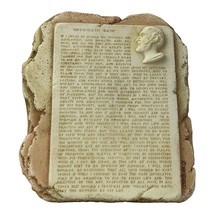 The Hippocratic Oath Physician Doctor Hippocrates Medicine Plaque Décor - £39.51 GBP