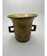 Antique Pharmacy Heavy Brass Mortar used to Grind Powders 4.75” NB1 - €53,73 EUR