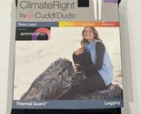 Climate Right Cuddl Duds Women&#39;s Thermal Guard Leggings Black Size XL X-... - $9.84