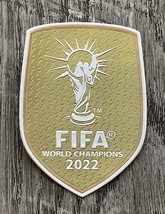 Messi Argentina 2022 FIFA World Cup Qatar Champions Soccer Jersey Badge ... - $299.66 MXN