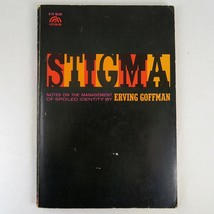 Stigma Erving Goffman Spectrum 1963 Paperback Sociology Textbook - £23.74 GBP