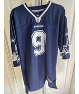 TONY ROMO #9 Blue Dallas Cowboys Jersey NFL Equipment Reebok Size 2XL - £28.46 GBP