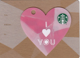Starbucks 2016 I Love You Mini Heart Collectible Gift Card New No Value - £2.33 GBP