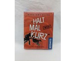 German Halt Mal Kurz Marc Uwe Kling Kosmos Card Game Sealed - $98.99
