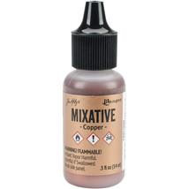 Tim Holtz Alcohol Ink Metallic Mixatives-Copper Metallic Mixative - £6.60 GBP