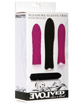 Evolved Pleasure Sleeve Trio w/Bullet - $34.01