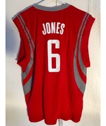 Adidas NBA Jersey Houston Rockets Terrance Jones Red sz MEDIUM - £8.59 GBP