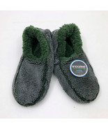 Snoozies Men&#39;s Classic Slippers 2 Tone Gray &amp; Green  Large 11/12 - £11.82 GBP