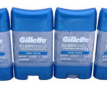 4x Gillette Clear Shield Cool Wave Gel 72hr Antipersistant/Deodorant 2.8... - $29.58