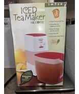 NEW Mr. Coffee Ice Tea Maker Red TM75R 3 Qt Red Fast Brewing Iced Tea Se... - $98.99