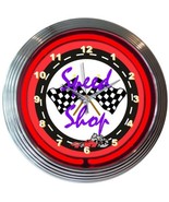 Speed Shop Racing Neon Clock 15&quot;x15&quot; - £64.49 GBP
