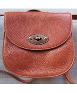 UGG Bag Mini Turn Lock Flap Crossbody Store Display Dark Chestnut Leathe... - $74.25
