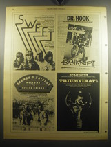 1975 Capitol Records Ad - Sweet Desolation Boulevard; Dr. Hook Bankrupt - £14.77 GBP