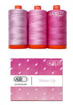 AURIfil 2022 Color Builder 50wt 3 Piece Thread  Set Amazon Water Lily - £38.00 GBP