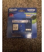 Genuine Brother TZe-231 - 12mm x 8m Black on White P-Touch TZ tape - $249.90 MXN