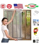 Effortless Installation Magnetic Window Screen – 60&quot; x 48&quot; Fiberglass Mesh - $1,216.52 MXN