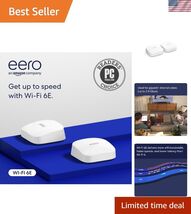 Amazon Pro 6E mesh wifi system newest model - Supports internet plans up... - $539.04